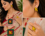 Wooden Handmade Jewelry Set – Shonar Bangla