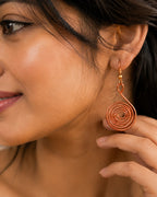 Copper Handmade Earring – Circle of Nature